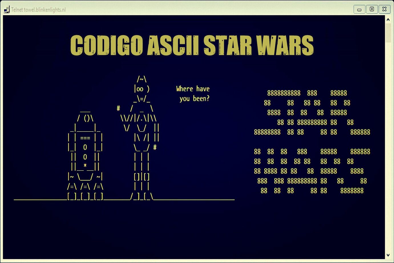 C mo Ver Star Wars En C digo ASCII Con Windows Linux O Mac EsGeeks C mo Ver Star Wars En C digo ASCII Con Windows Linux O Mac EsGeeks