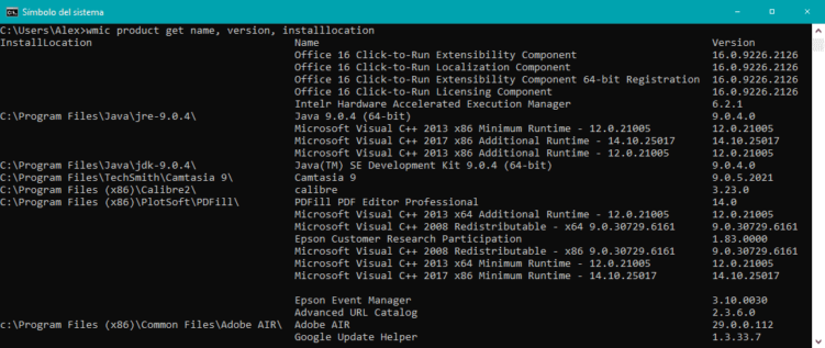 Listar Programas Instalados (Versión+Ruta) en Windows | EsGeeks