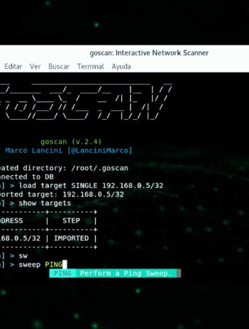 GoScan: Un Escáner de Red Interactivo 22 Goscan Escáner de red interactivo