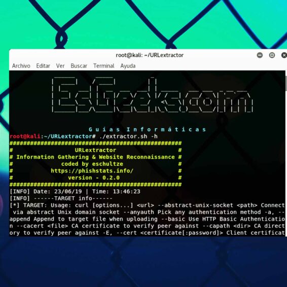 URLextractor: Information Gathering de Sitios Web 24 URLextractor Information Gathering de Sitios Web