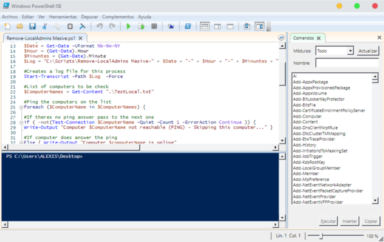 9 Scripts de Seguridad Esenciales de PowerShell » EsGeeks