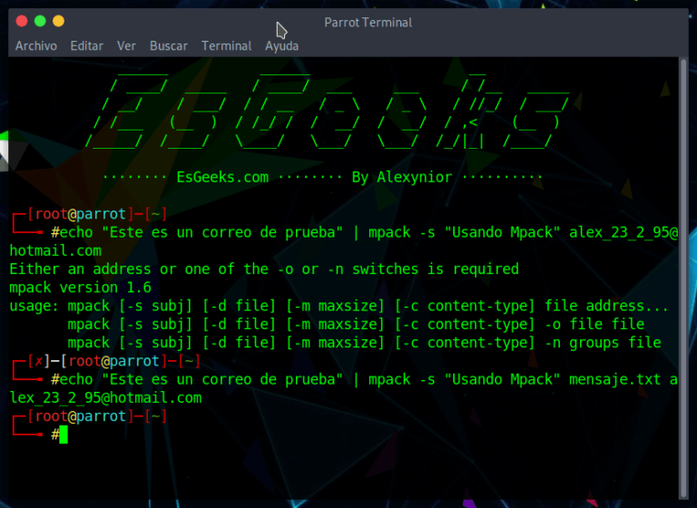Cómo enviar correos electrónicos desde terminal Linux » EsGeeks
