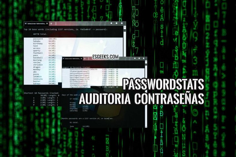 PasswordStats: Herramienta de Auditoría de Contraseñas 23 PasswordStats auditoria contraseñas Windows