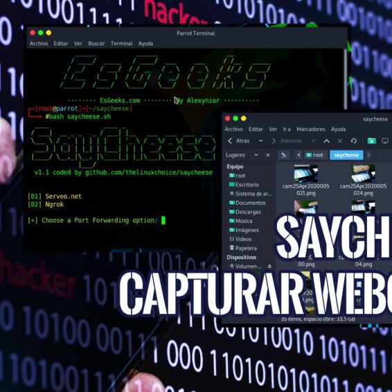 SayCheese Capturar webcam con enlace