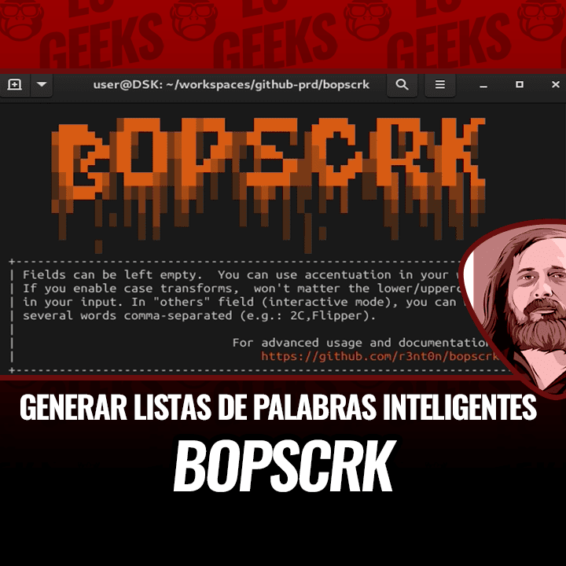 Bopscrk Generar Listas de Palabras Inteligentes