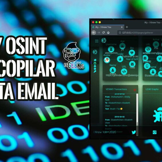 iKy OSINT Recopilar Información Email