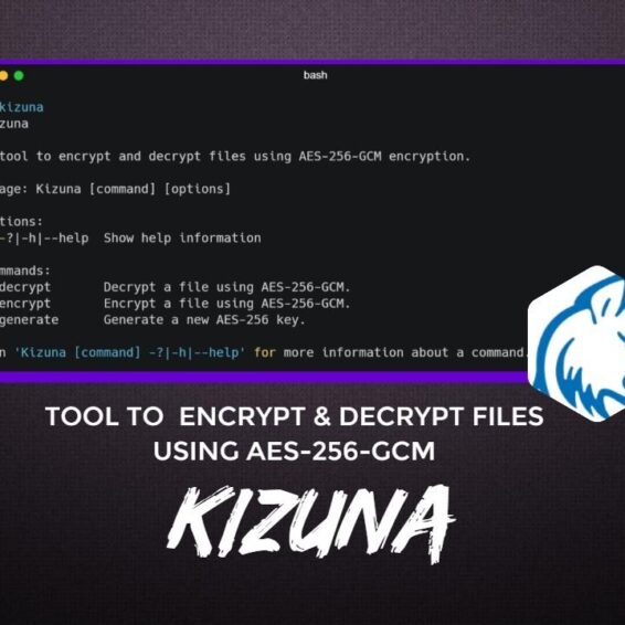 Kizuna: Tool to encrypt and decrypt files using AES-256-GCM 20 Kizuna Tool to encrypt and decrypt files using AES-256-GCM