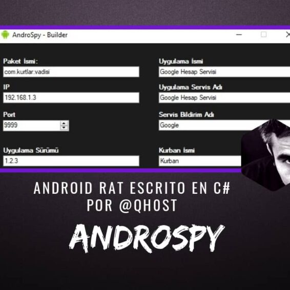 AndroSpy Android RAT Escrito en C#
