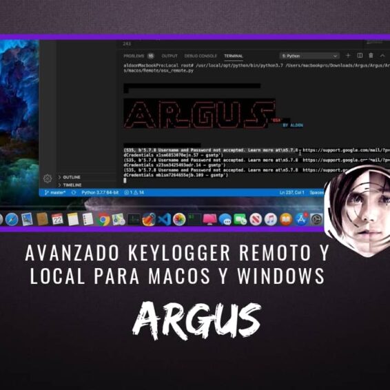 Argus Avanzado Keylogger Remoto y Local para MacOS y Windows