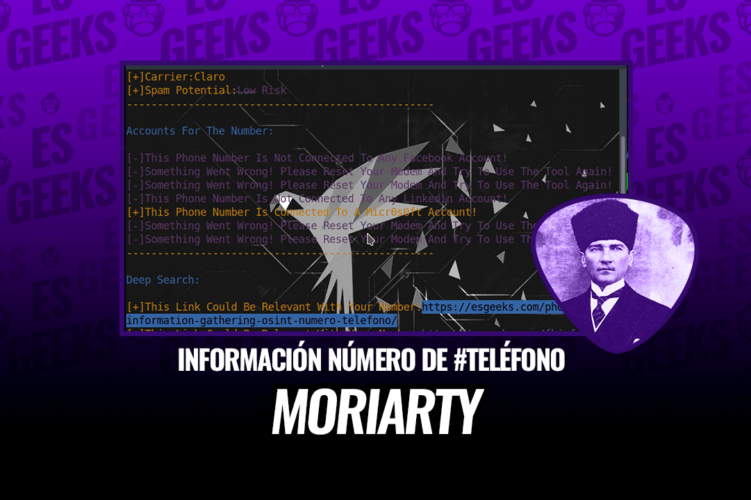Moriarty-Project Obtener Información de Número de Teléfono