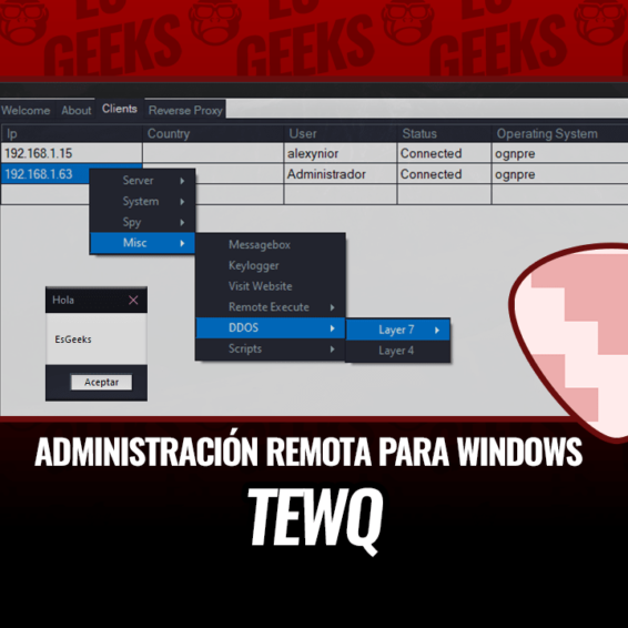 TewQ Administración Remota para Windows 100% FUD