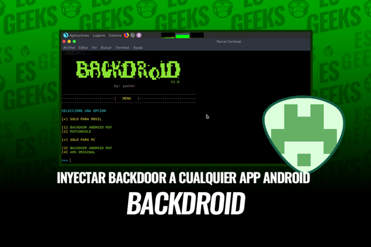 BACKDROID Inyectar Backdoor a cualquier App Android