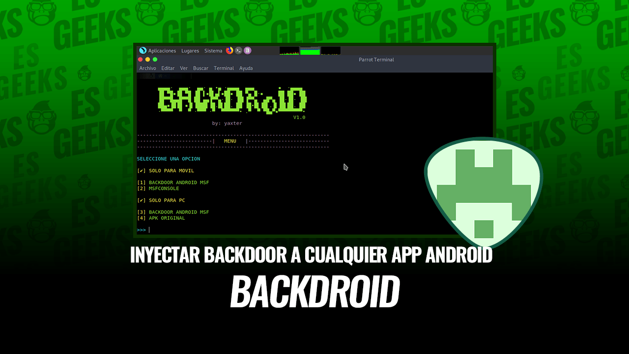 BACKDROID: Inyectar un Backdoor a cualquier App Android » EsGeeks