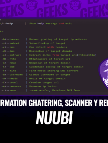 Nuubi Information Ghatering Scanner Recon