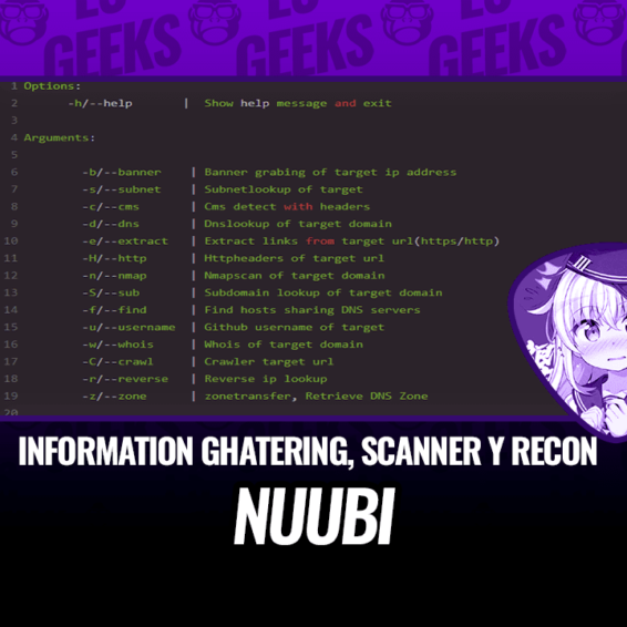 Nuubi: Herramienta para Information Ghatering, Scanner y Recon 16 Nuubi Information Ghatering Scanner Recon