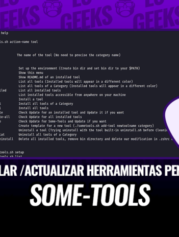 Some-Tools Instalar y Actualizar Herramientas Pentest