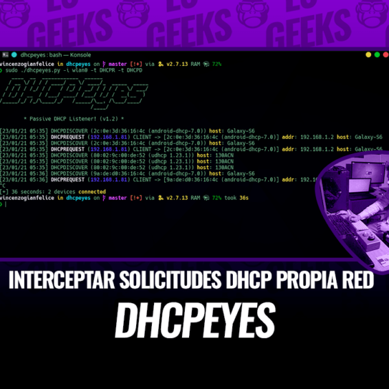 DHCPEyes Interceptar Solicitudes DHCP Propia Red