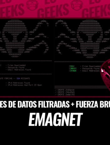 EMAGNET Bases de Datos Filtradas y Fuerza Bruta