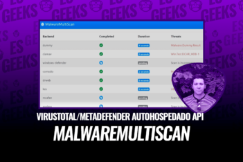 MalwareMultiScan VirusTotal MetaDefender Autohospedado con API