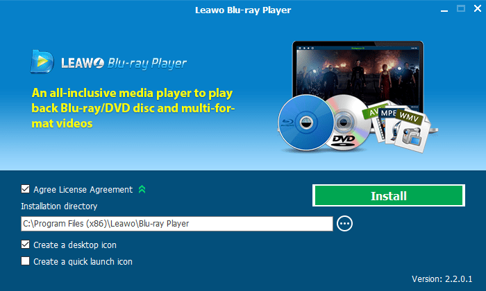 Instalar Leawo Blu-ray Player en Windows