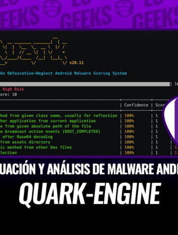 Quark-Engine Sistema de Puntuación y Análisis Malware para Android