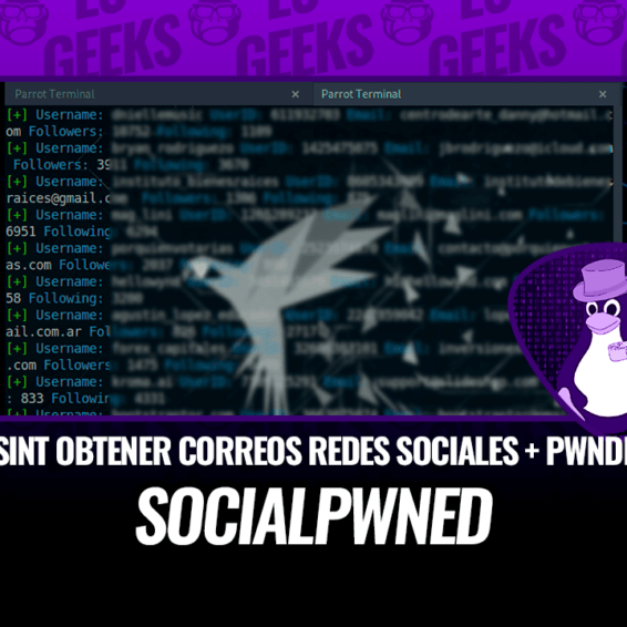 SocialPwned OSINT obtener Correos Redes Sociales PwnDB