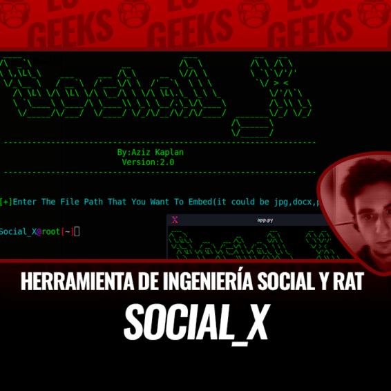 Social_X Herramienta Ingeniería Social y RAT