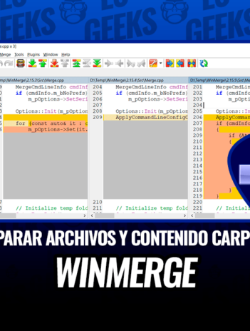 WinMerge Comparar Archivos y Contenidos de Carpetas