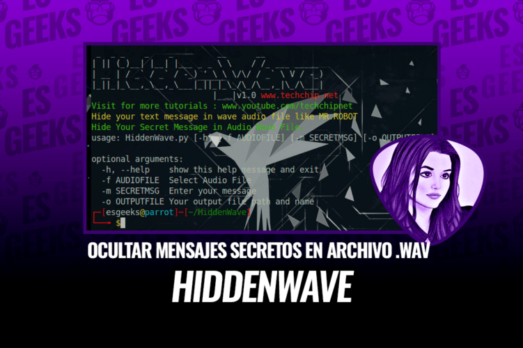 HiddenWave Oculta Mensajes Secretos en Archivo de Audio WAV