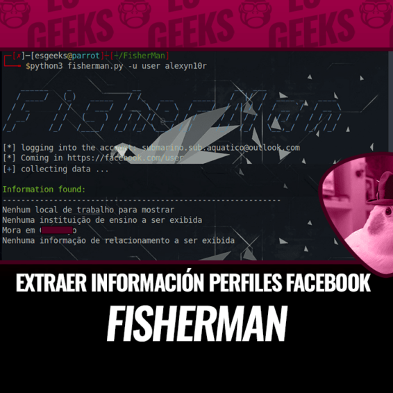 FisherMan Extraer Información Perfiles Facebook