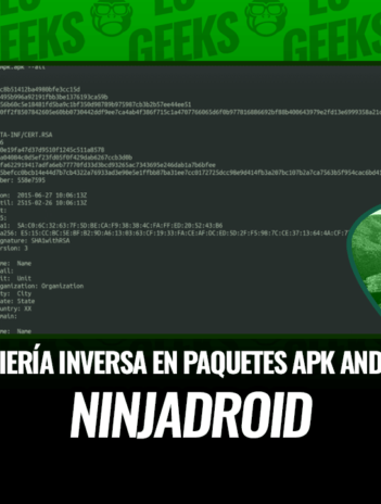 NinjaDroid Ingeniería Inversa en Paquetes APK de Android