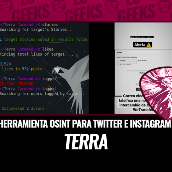 Terra Herramienta OSINT para Twitter e Instagram