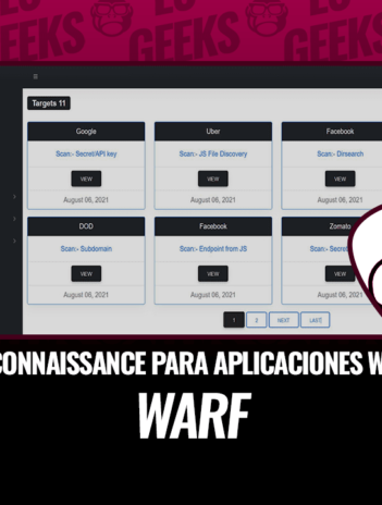 WARF Reconnaissance para Aplicaciones Web