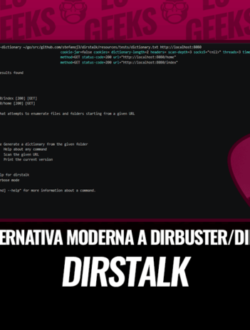 Dirstalk Alternativa Moderna a dirbuster y dirb