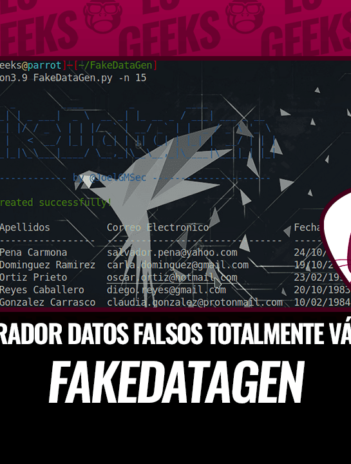 FakeDataGen Generador de Datos Falsos Totalmente Válido