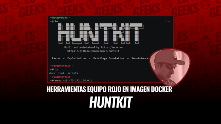 HuntKit Herramientas de Equipo Rojo en una sola imagen Docker
