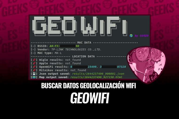 GEOWiFi Buscar Datos de Geolocalización WiFi por BSSID y SSID