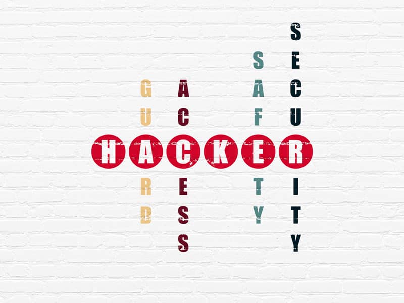 Hacker y seguridad en el crucigrama