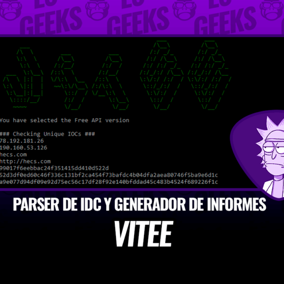 ViTee o Virus Total Freees Parser de IDC y Generador de Informes