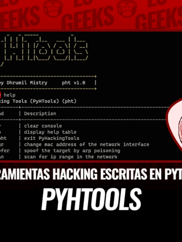 PyHTools Colección de Herramientas de Hacking Escritas en Python