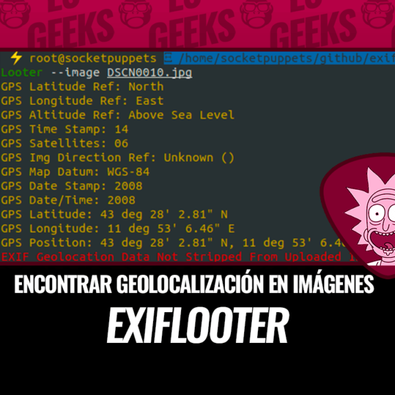 exifLooter Encontrar Geolocalización todas URLs y Directorios de Imágenes