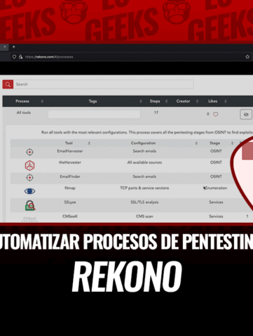 Rekono Automatizar Procesos Completos de Pentesting