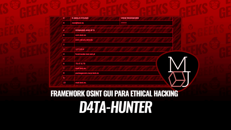 Hunner Framework Gui D4TA-HUNTER: Framework OSINT con GUI » EsGeeks