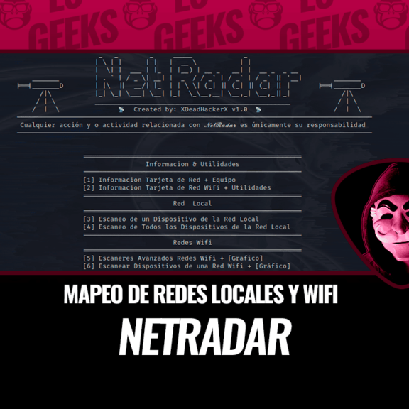 NetRadar Mapeo de Redes Locales y WiFi