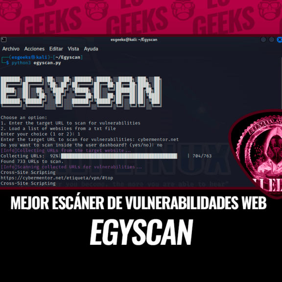 Egyscan El Mejor Escáner de Vulnerabilidades Web