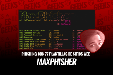 MaxPhisher Herramienta de Phishing con 77 Plantillas de Sitios Web