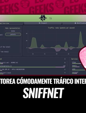 Sniffnet Monitorea Cómodamente tu Tráfico de Internet