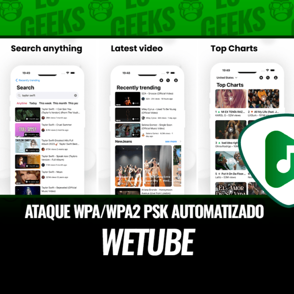 App WeTube para Android