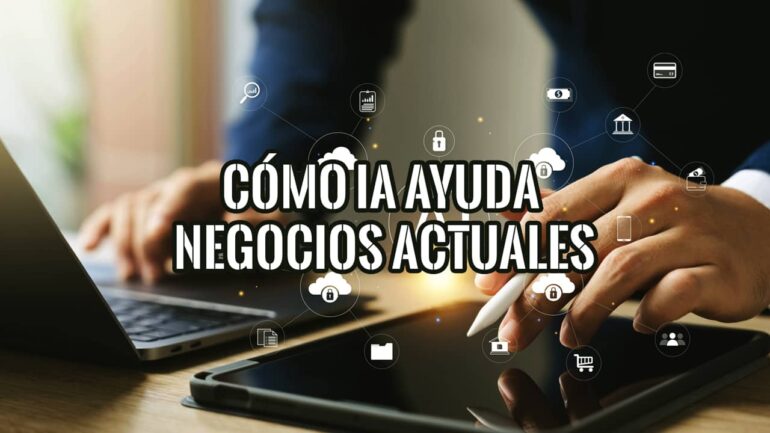 Cómo la IA ayuda a los negocios actuales a anticipar riesgos y pérdidas 16 Ilustración de cómo la inteligencia artificial ayuda a los negocios actuales a gestionar datos y operaciones.